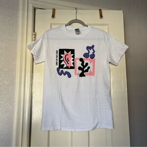 End of an Ear White Graphic T-Shirt